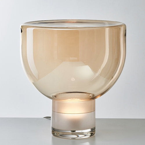 Modern Sculptural Glass Table Lamp