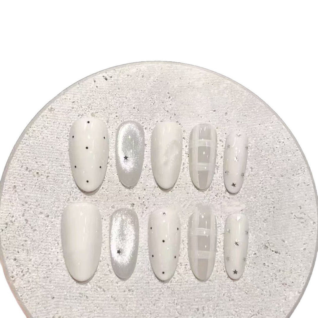 Celestial Themed Press-On Nail Set Bowlift