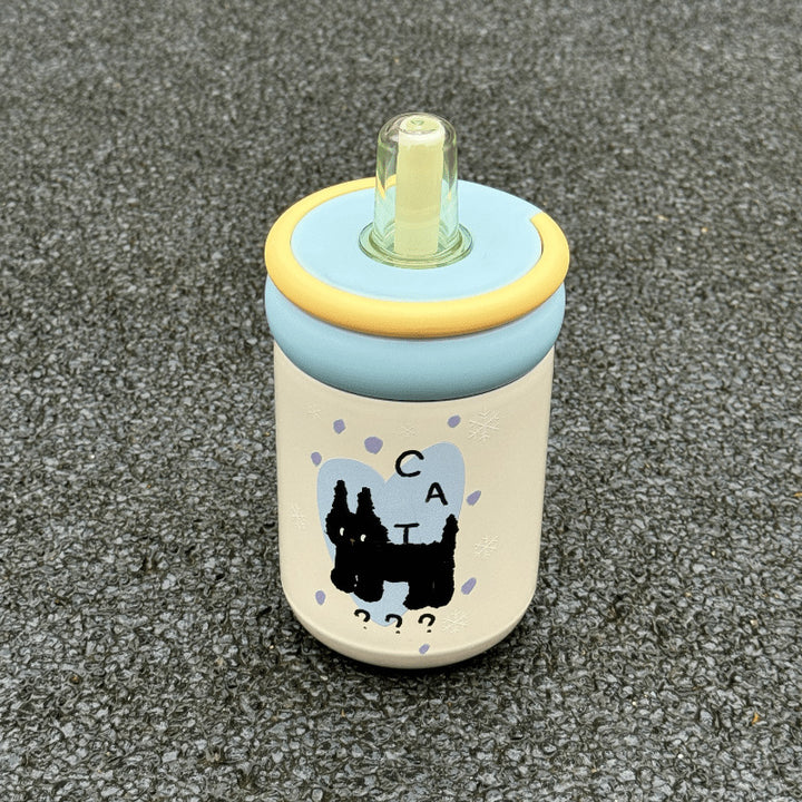 Ladies drinking cup with funny Hello Kitty design Bowlift