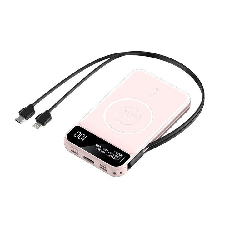 Wireless power bank with innovative fast charging function and digital display Bowlift