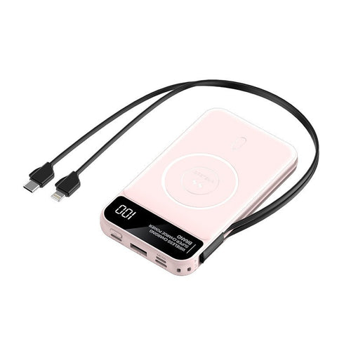 Wireless power bank with innovative fast charging function and digital display Bowlift