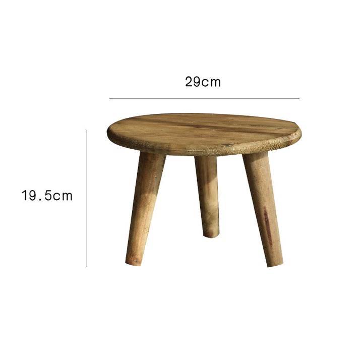 Stylish side table made of natural wood Bowlift