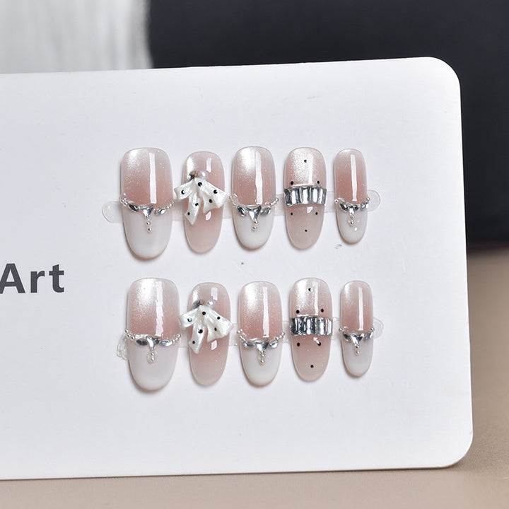 Decorative Animal Print Press-On Nail Set Bowlift