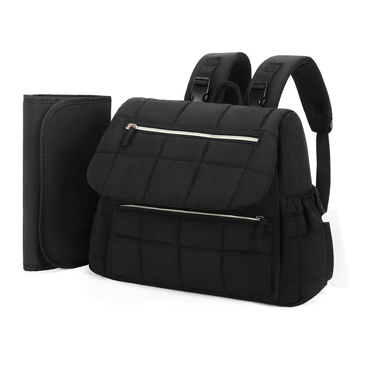 Multifunctional diaper bag with insulated compartment and practical outer pockets Bowlift