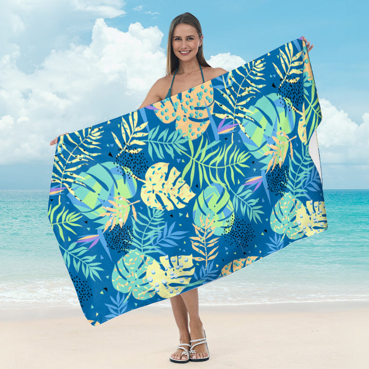 Beach towel with creative surf motif Bowlift