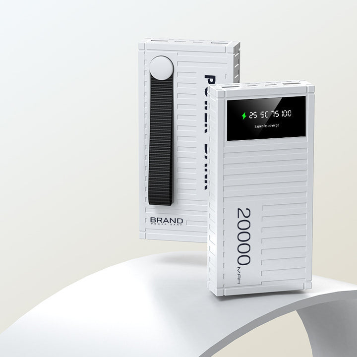 High-performance power bank with digital charge level display Bowlift