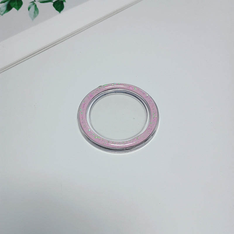 Decorative Transparent Compact Mirror Bowlift