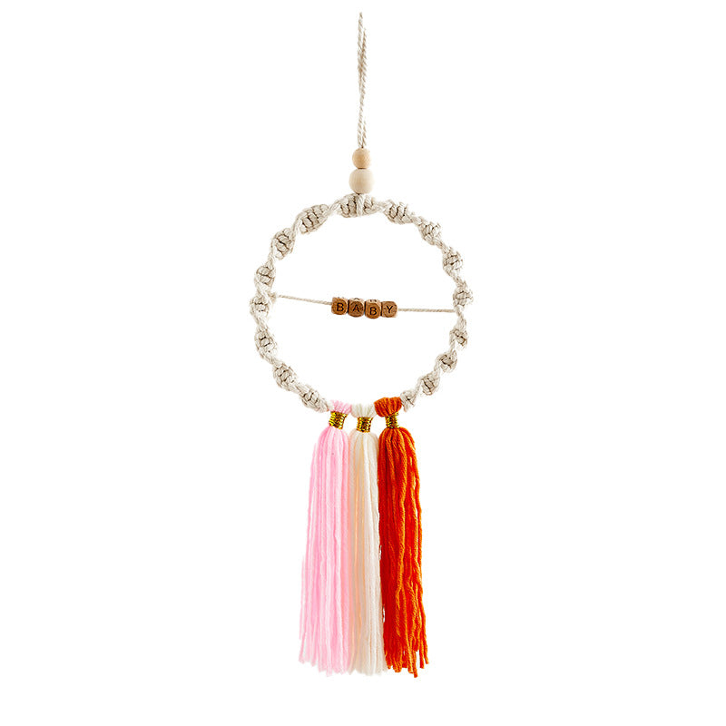 Decorative Macrame Dreamcatcher Wall Hanging Bowlift
