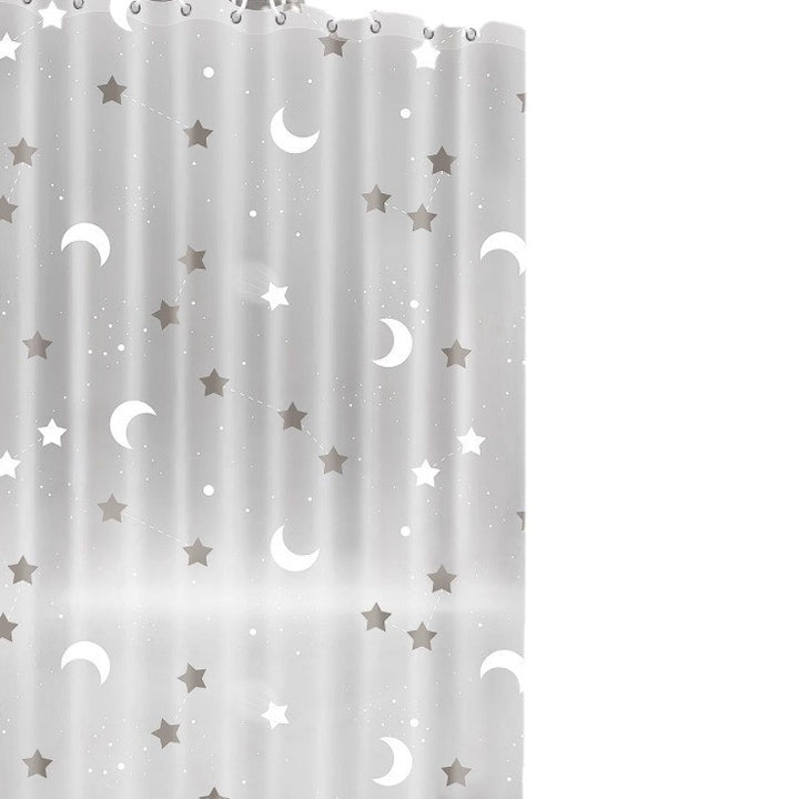 Sheer Textured Shower Curtain Bowlift