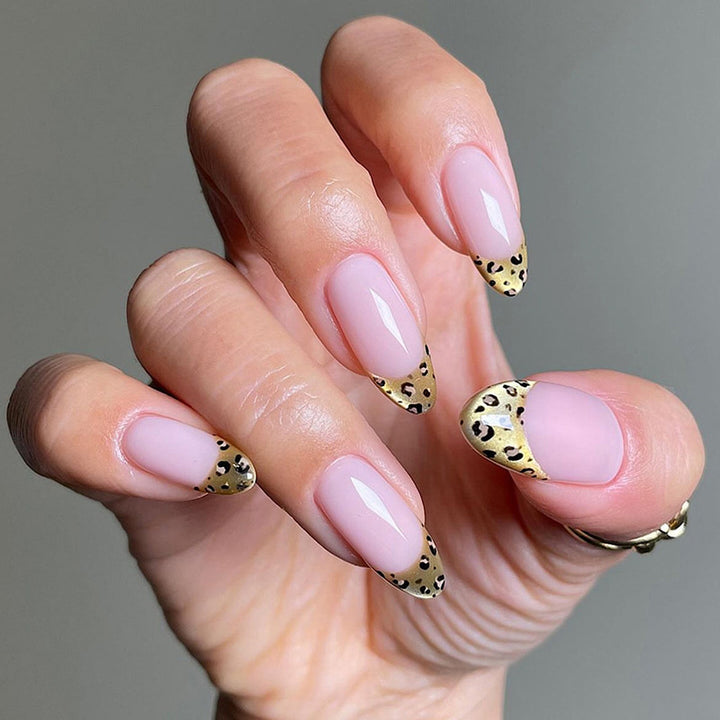 Chic Leopard Print Press-On Nails Bowlift