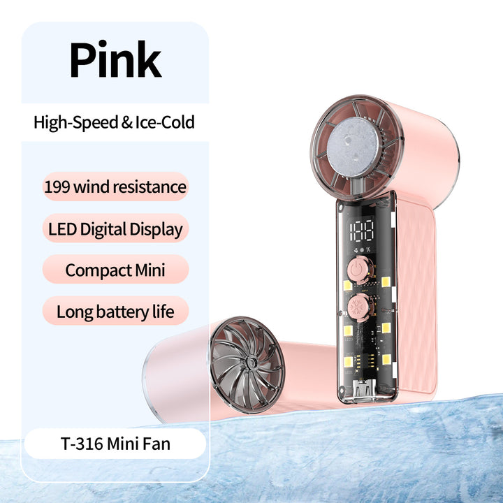 Unisex High-Performance Rechargeable Desktop Fan Bowlift