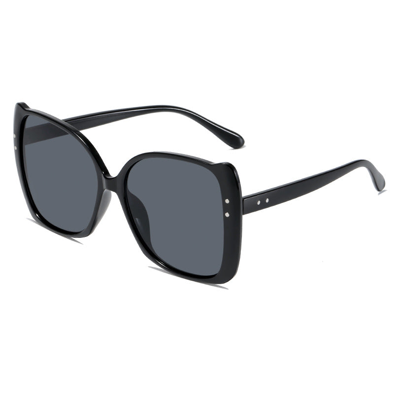 Women oversized sunglasses with brown gradient Bowlift