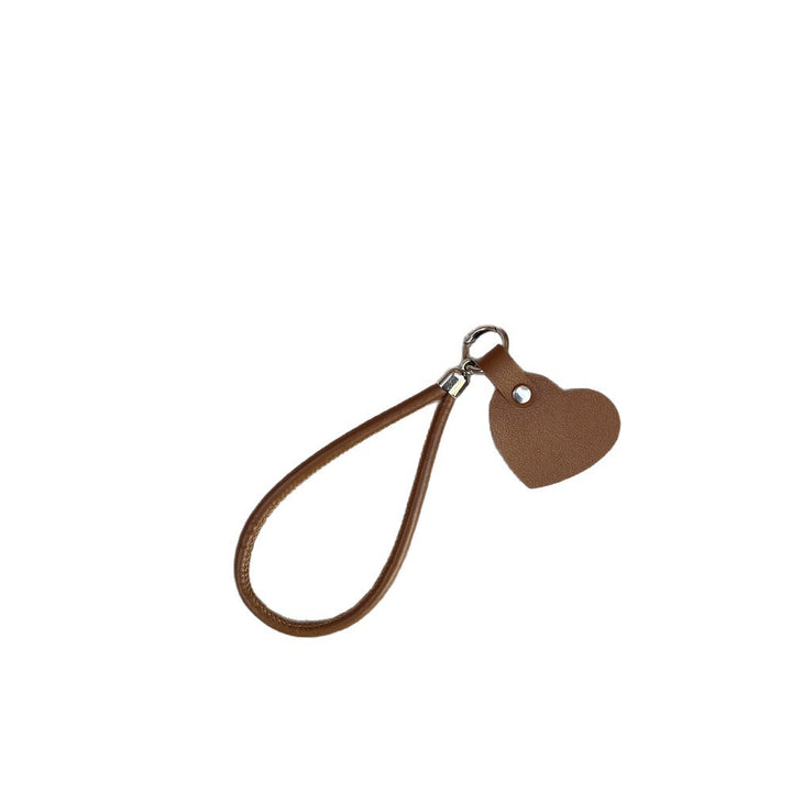Leather Heart Keychain Bowlift