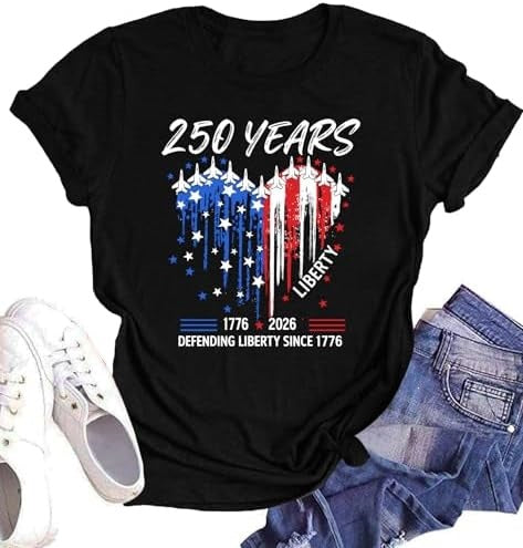 Unisex nan Patriotic semiquincentennial graphic cotton tee with distressed American flag and We the People print Bowlift