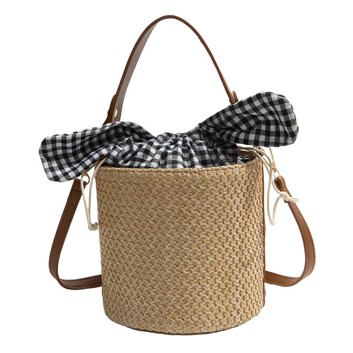 WoWoven Beach Bucket Bag Bowlift