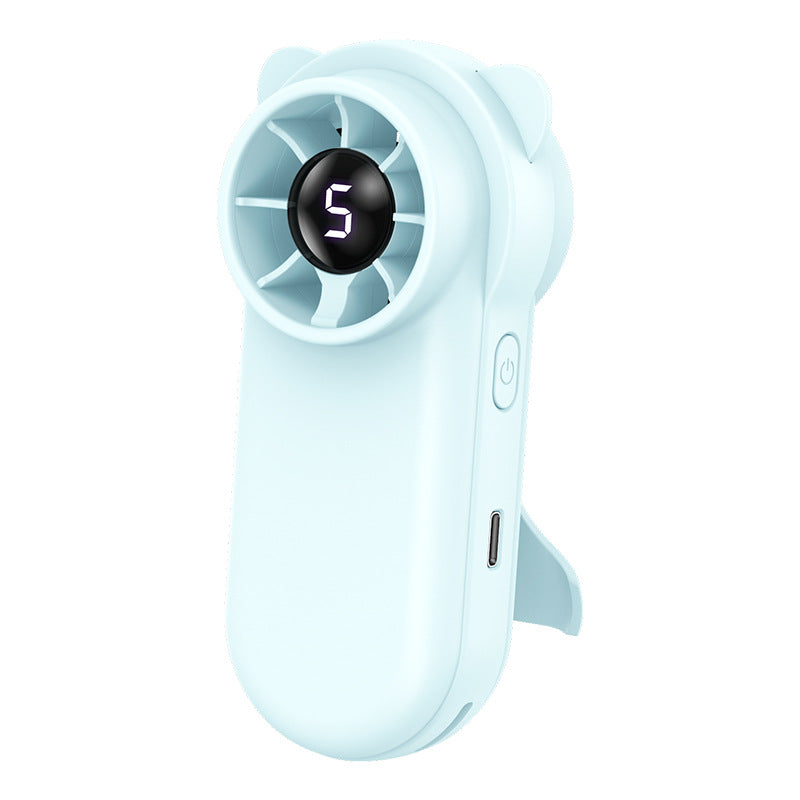 Unisex Portable Mini Handheld Fan with USB Charging Function and Animal Design Bowlift