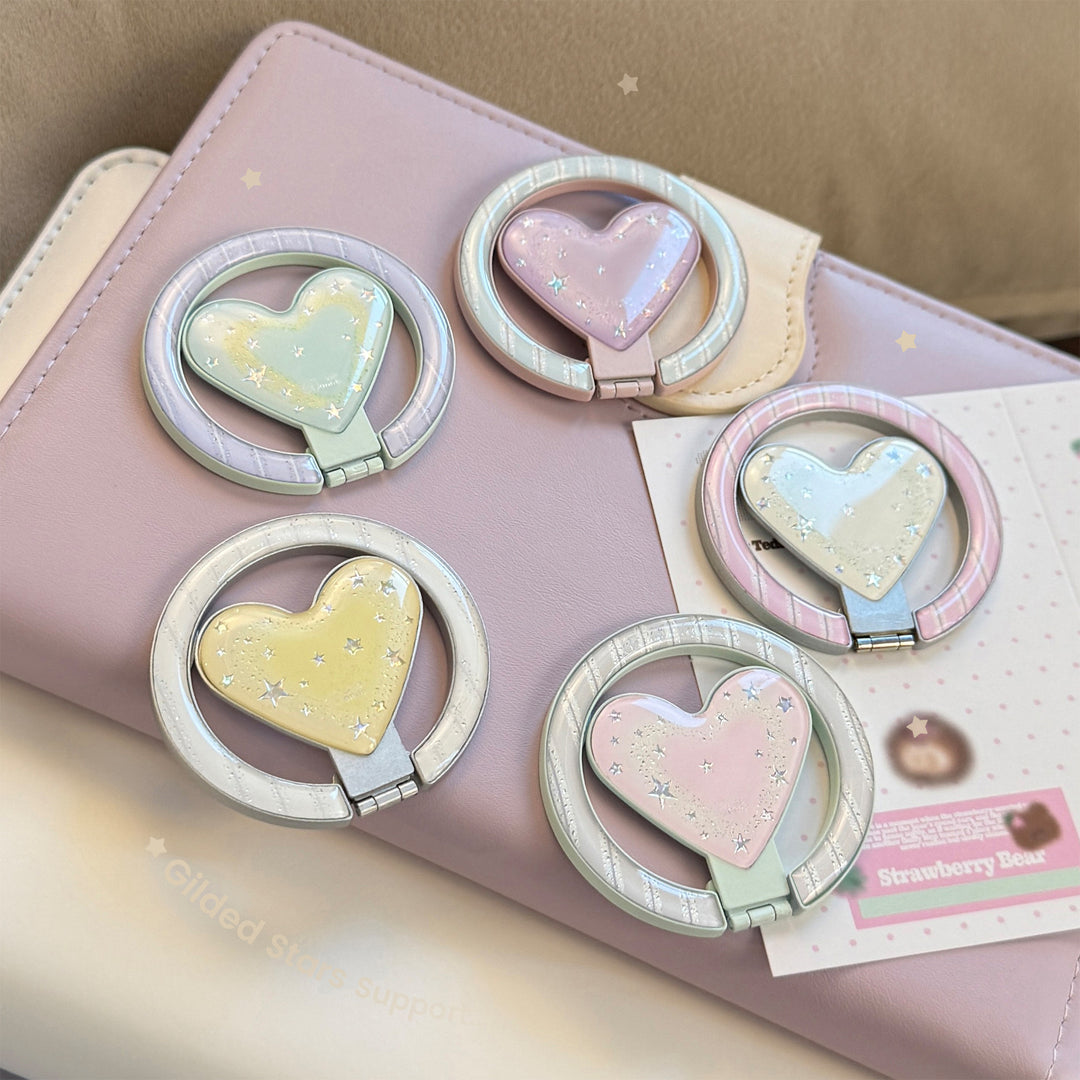 Hand mirror in playful heart design Bowlift