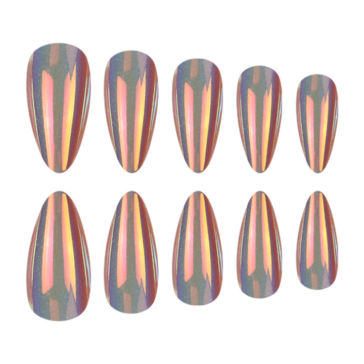 Elegant Long Stiletto Press-On Nails Bowlift