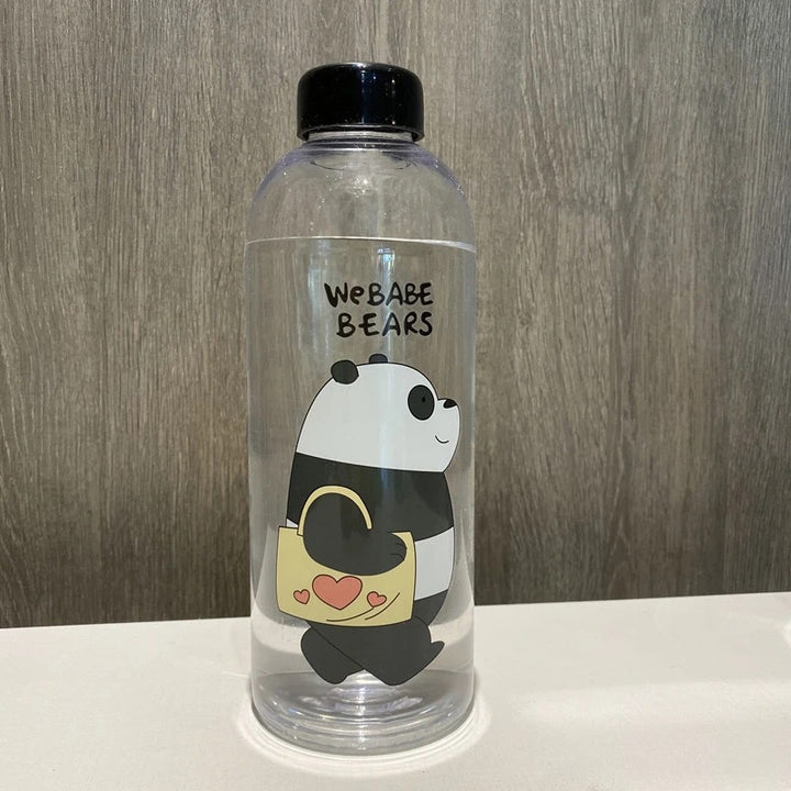 Women's creative drinking bottle with playful panda design Bowlift