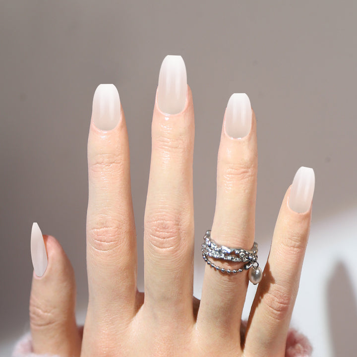 Elegant Medium Length Press-On Nails Bowlift