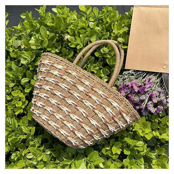 Handmade basket bag Bowlift