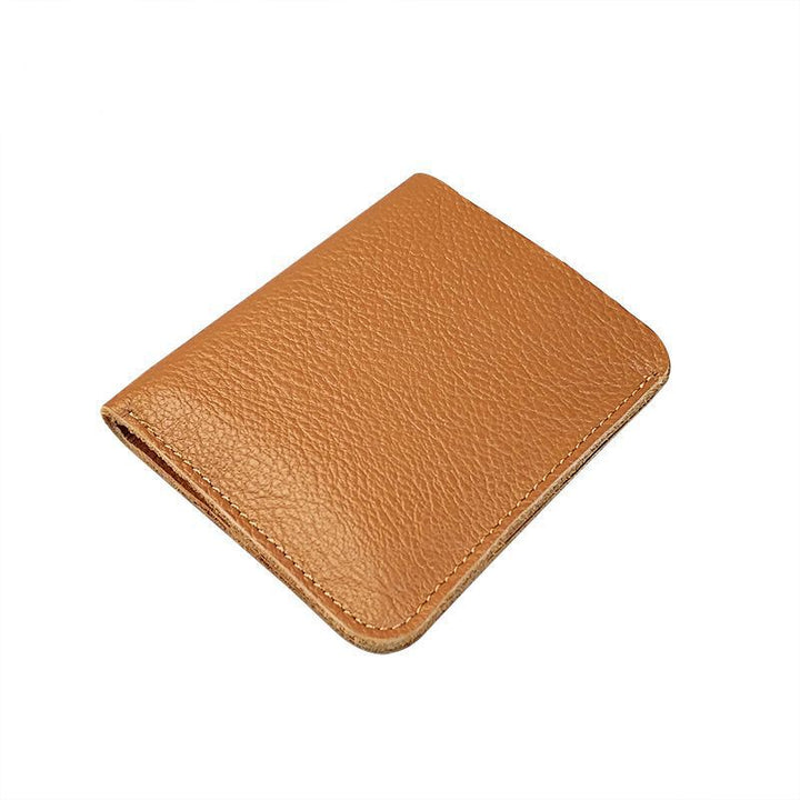 Textured Leather Bi-Fold Wallet Bowlift