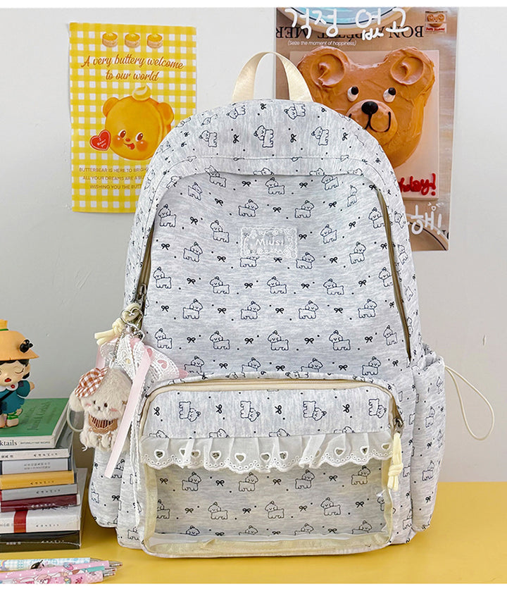 Cute Cartoon-Themed Daily Backpack