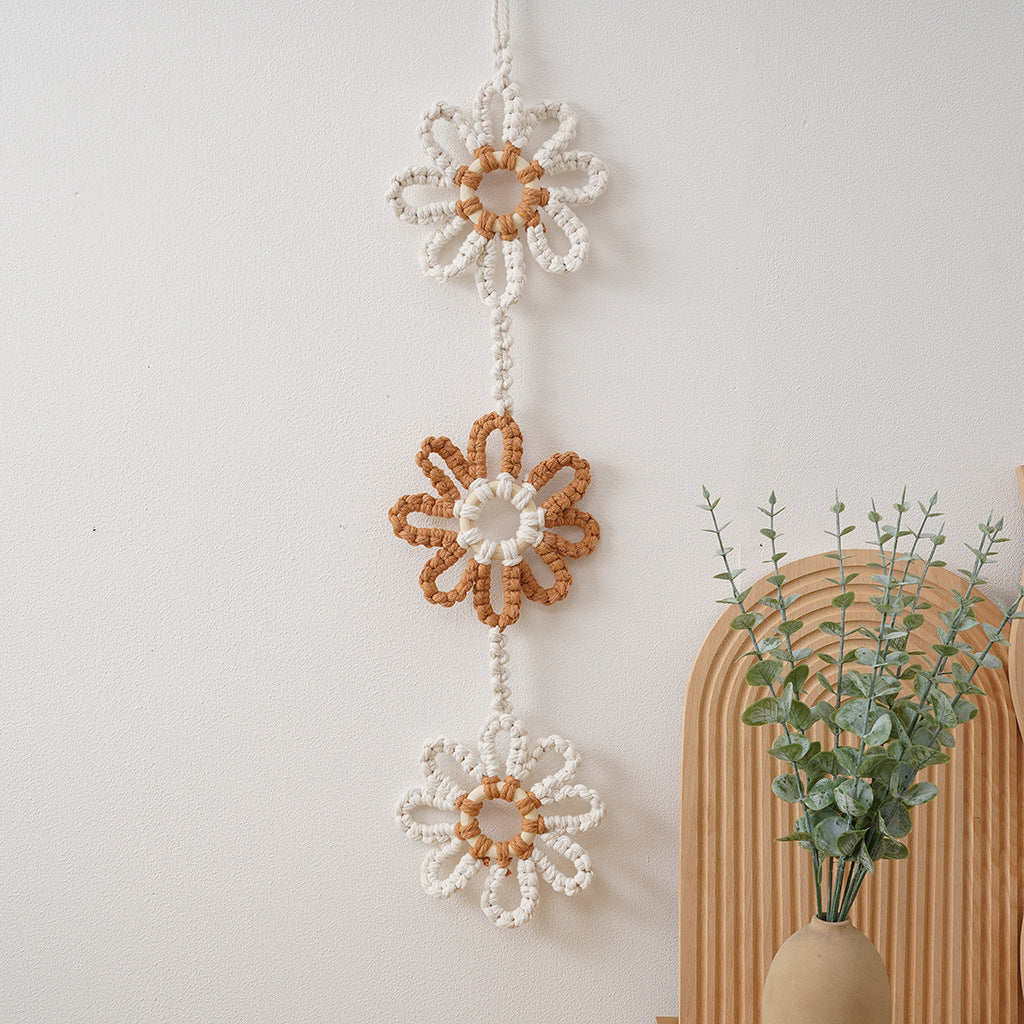 Decorative Macrame Flower Garland Bowlift