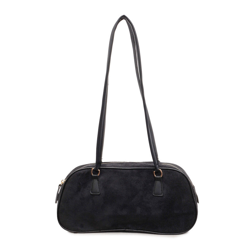 WoChic Faux Suede Handheld Bag Bowlift