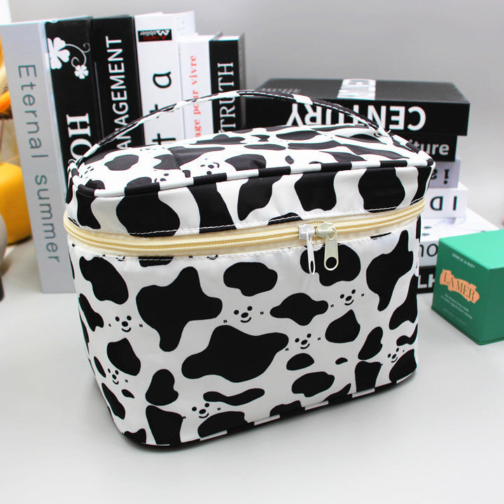 Checkered Pattern Pencil Pouch Bowlift
