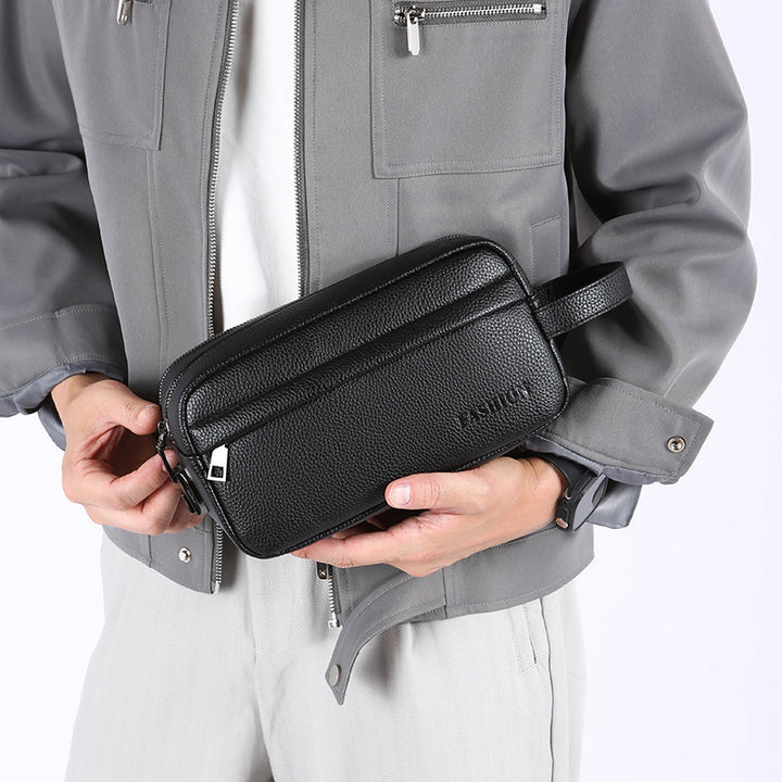 Premium Leather Toiletry Bag Bowlift