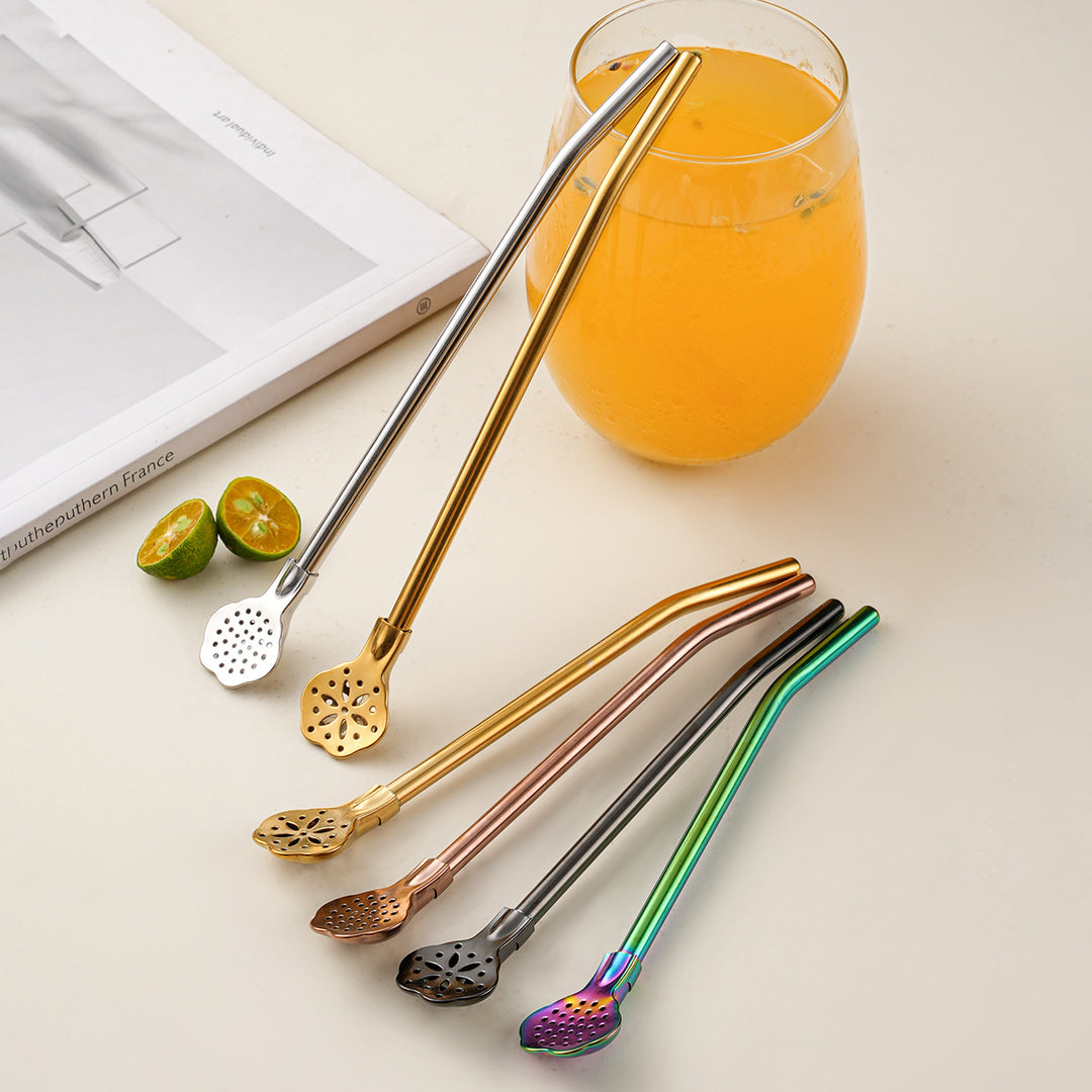 Stylish teaspoons with practical drainage holes Bowlift
