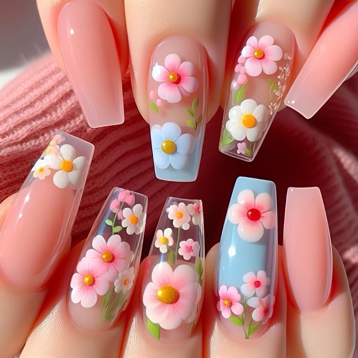 Artificial Nails in Floral Design Bowlift