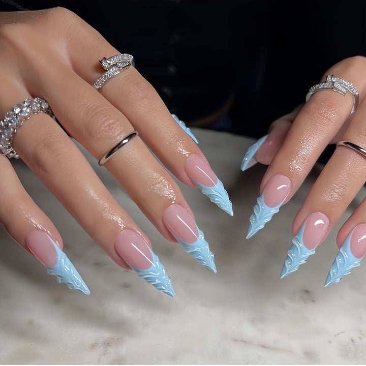 Artistic Sculpted Press-On Nails Bowlift