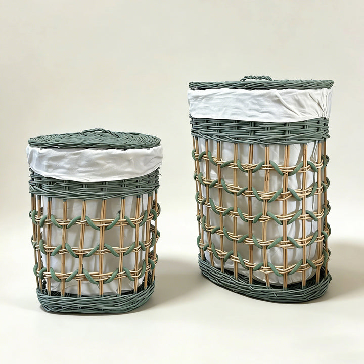 Stylish laundry basket with removable inner lining Bowlift