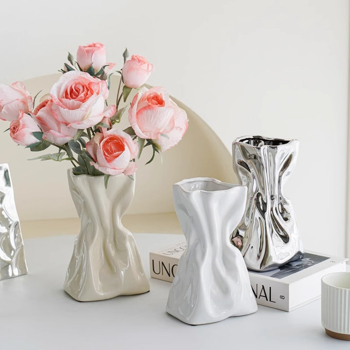 Artistic ceramic flower vase Bowlift