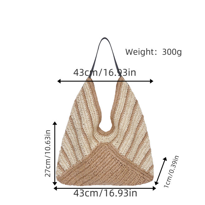Tote bag with geometric structure design Bowlift
