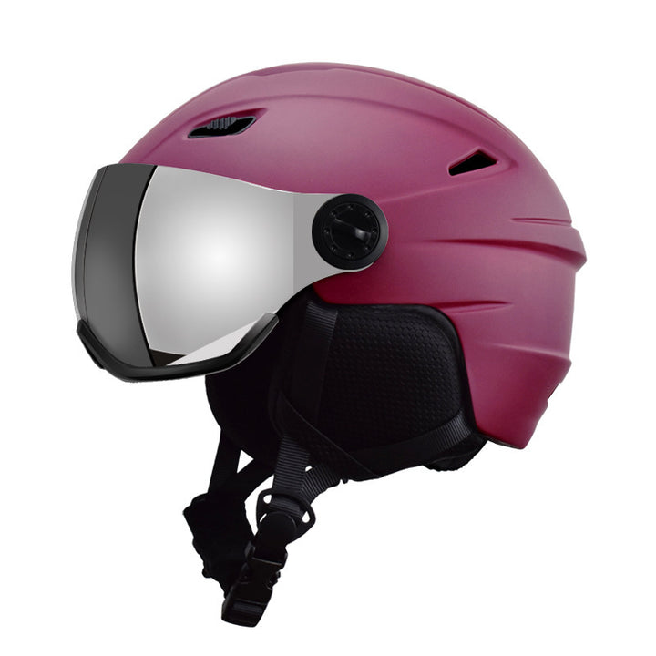 Ski Helmet with Advanced Visor Protection Bowlift