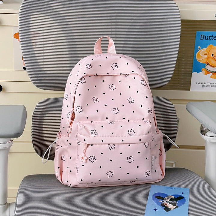 Floral Print Backpack Bowlift