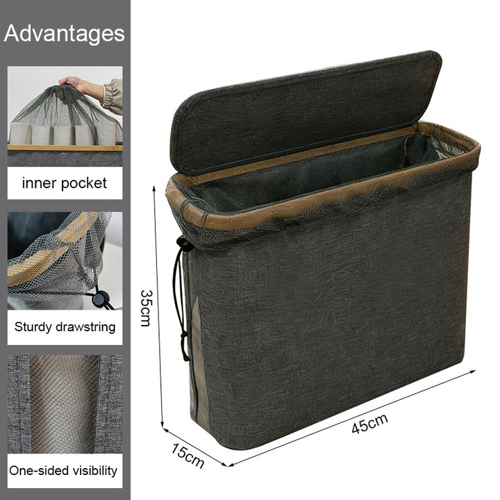 Versatile laundry separation box with removable lid and inner compartment Bowlift