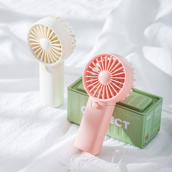 Unisex Portable Mini Fan with Powerful Battery and USB Charging Function Bowlift