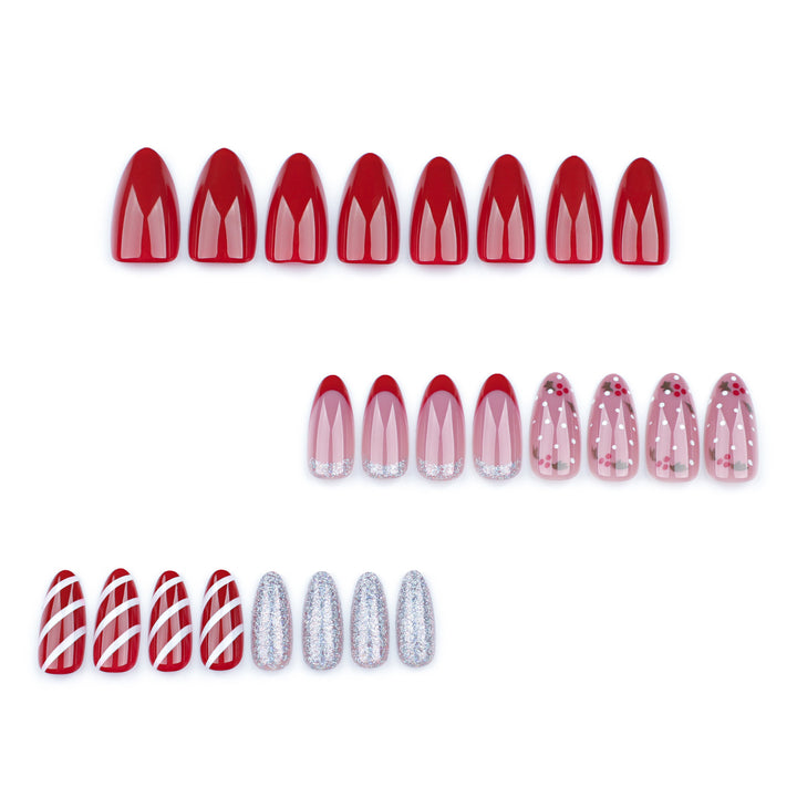 Creative nail art with Christmas motifs Bowlift
