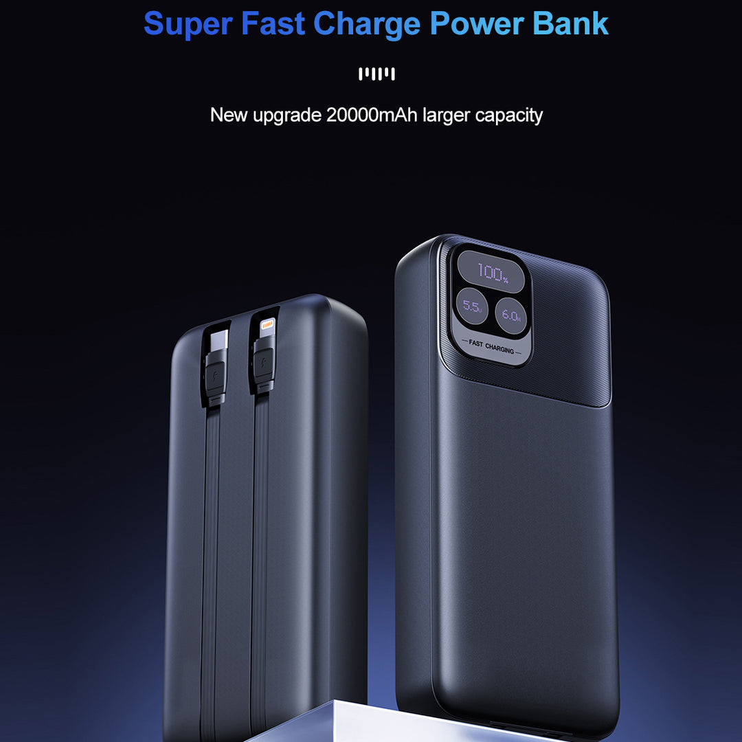 Powerbank with Dual Fast Charging Function Bowlift