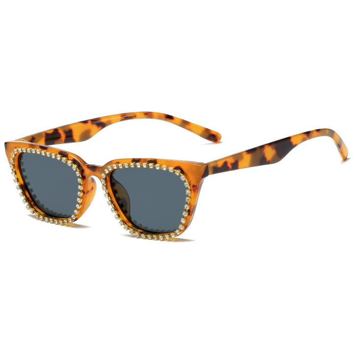 Women's sunglasses with glamorous rhinestone frame Bowlift