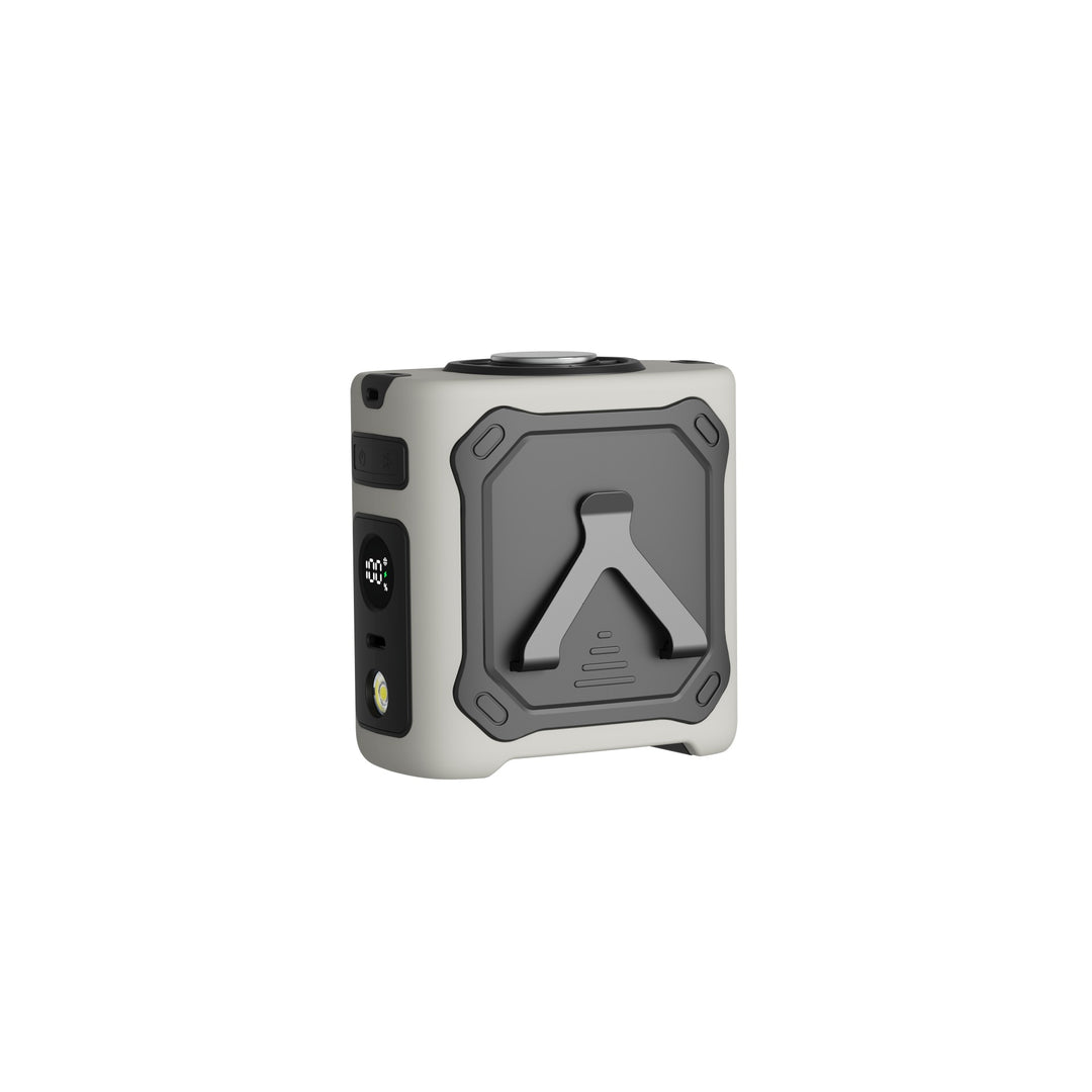Unisex nan compact rugged automotive jump starter and multiport power bank with wireless charging LED work light digital display Bowlift