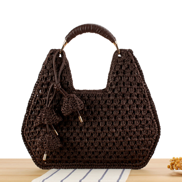 Handmade straw bag Bowlift