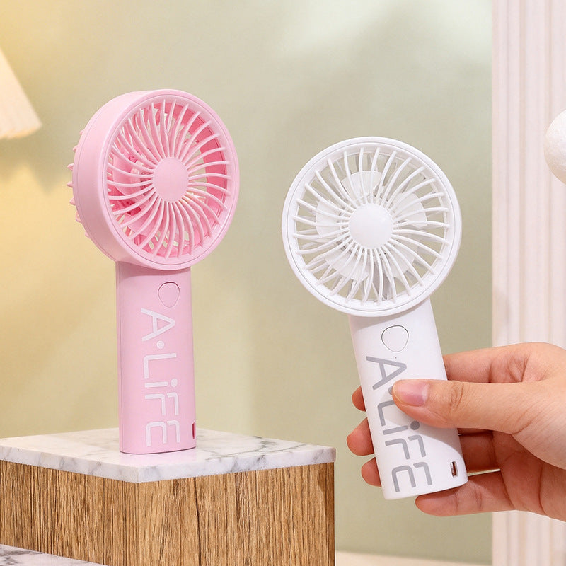 Women's Portable USB Hand Fan with Adjustable Fan Speed Bowlift
