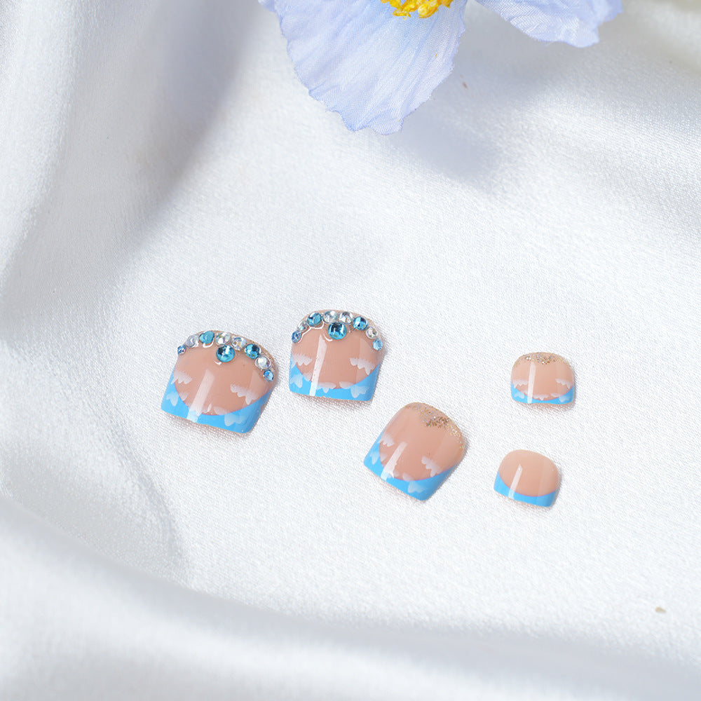 Artistic Gel Press-On Nail Set Bowlift