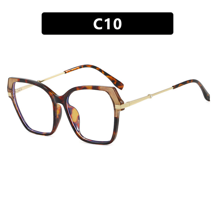 Ladies square sunglasses with elegant metal frame and protective UV filter Bowlift
