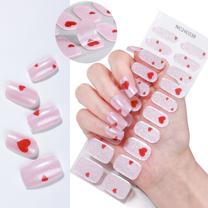 Glittery Nail Stickers